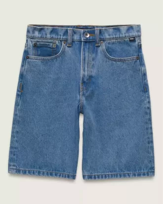 Short en jean baggy Check-5 pour enfants