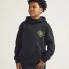 Sweat à capuche pour enfants avec disques rayés