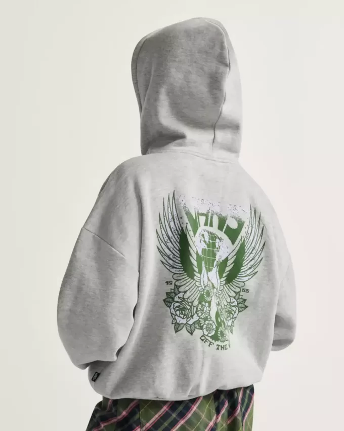 Sweat à capuche rétro World Peace