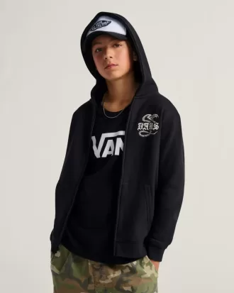 Sweat à capuche zippé Bone Yard pour enfants