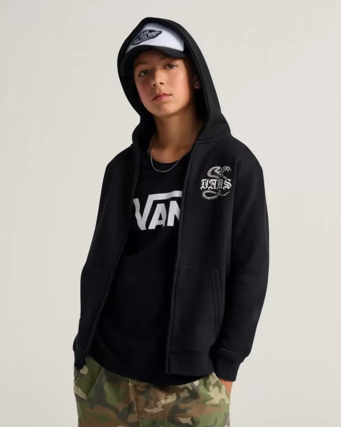 Sweat à capuche zippé Bone Yard pour enfants