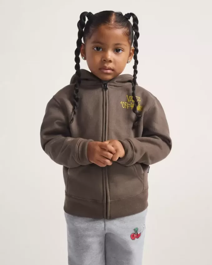 Sweat à capuche zippé Stomper pour petits enfants