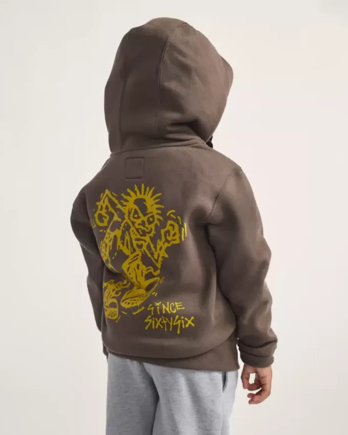 Sweat à capuche zippé Stomper pour petits enfants