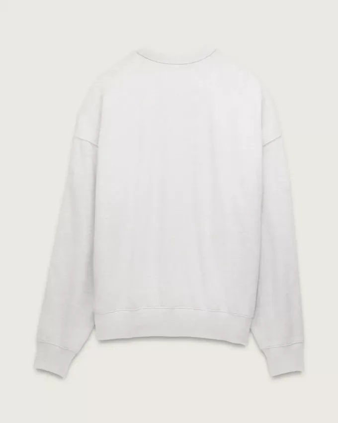 Sweat-shirt ras du cou avec logo haut de gamme