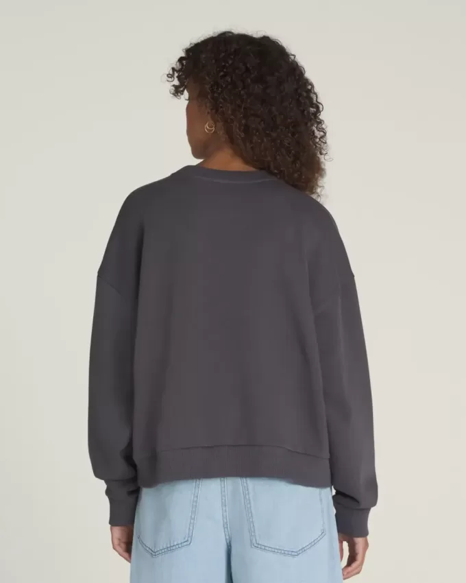 Sweat-shirt ras du cou graphique Retro Isle