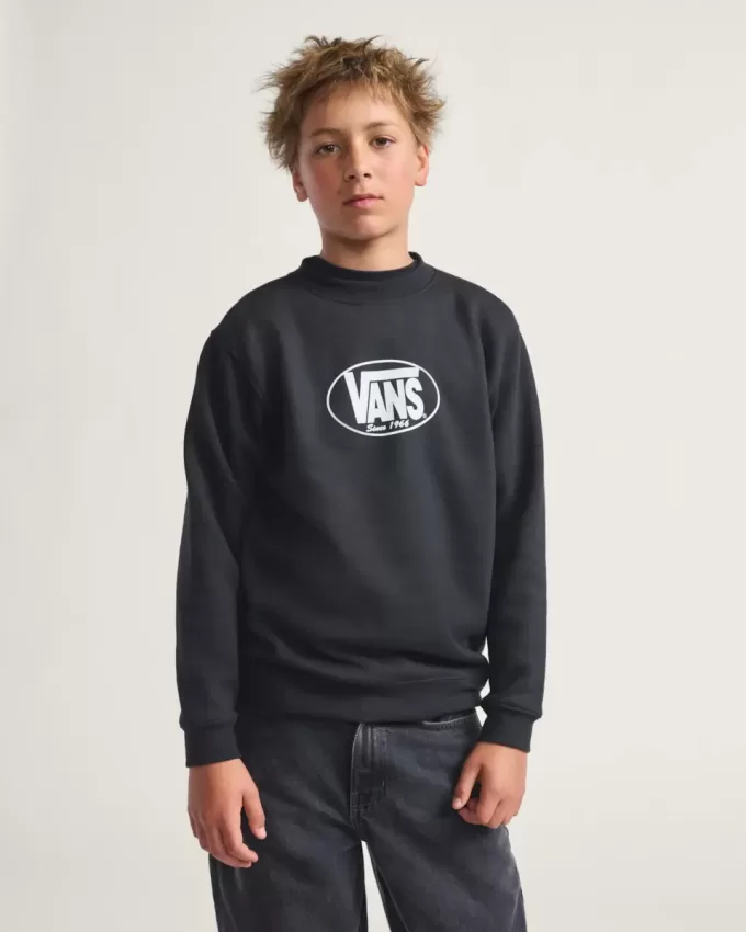 Sweat-shirt ras du cou ovale classique pour enfants
