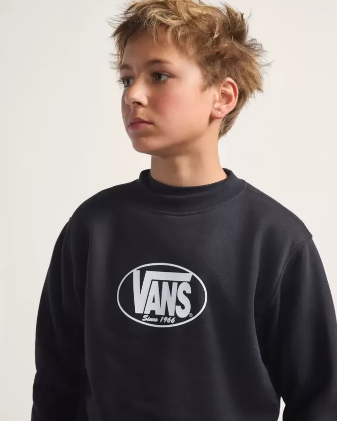 Sweat-shirt ras du cou ovale classique pour enfants