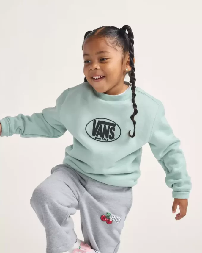 Sweat-shirt ras du cou ovale classique pour petits enfants