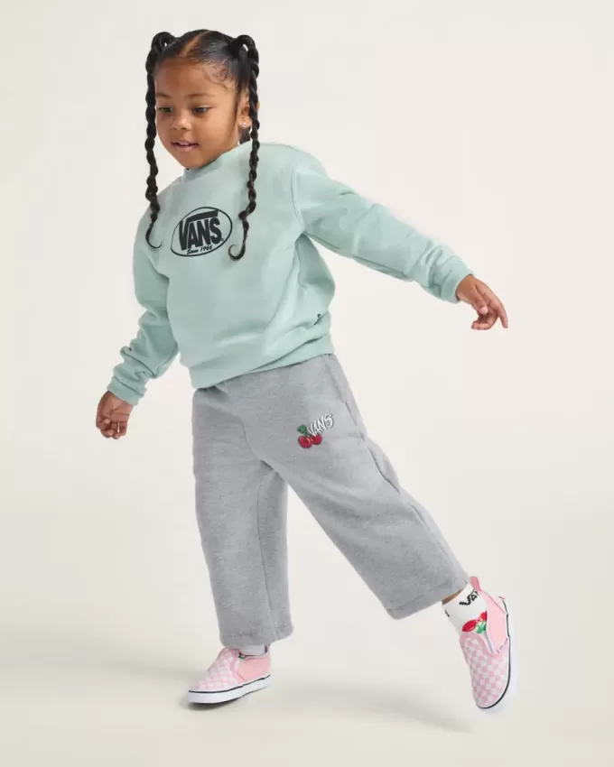 Sweat-shirt ras du cou ovale classique pour petits enfants