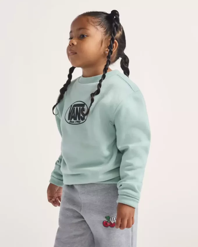 Sweat-shirt ras du cou ovale classique pour petits enfants
