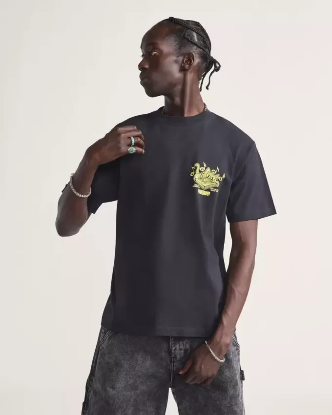 T-shirt avec disques rayés