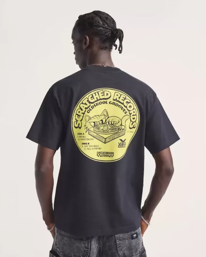 T-shirt avec disques rayés