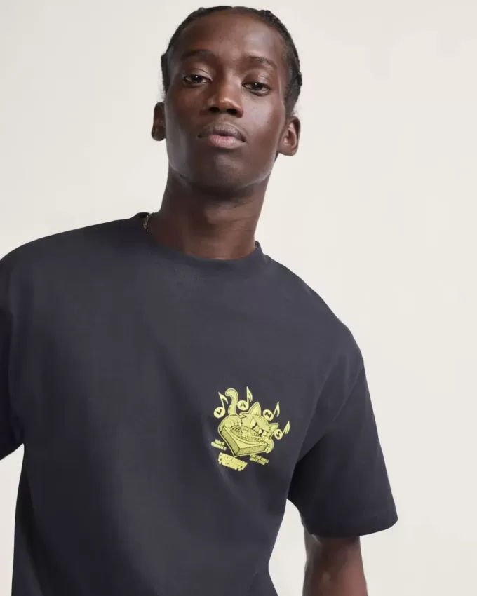 T-shirt avec disques rayés