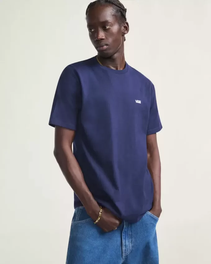 T-shirt avec logo sur la poitrine gauche