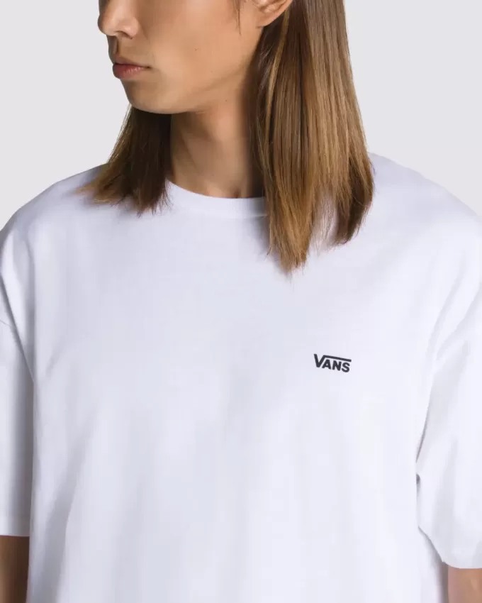 T-shirt avec logo sur la poitrine gauche
