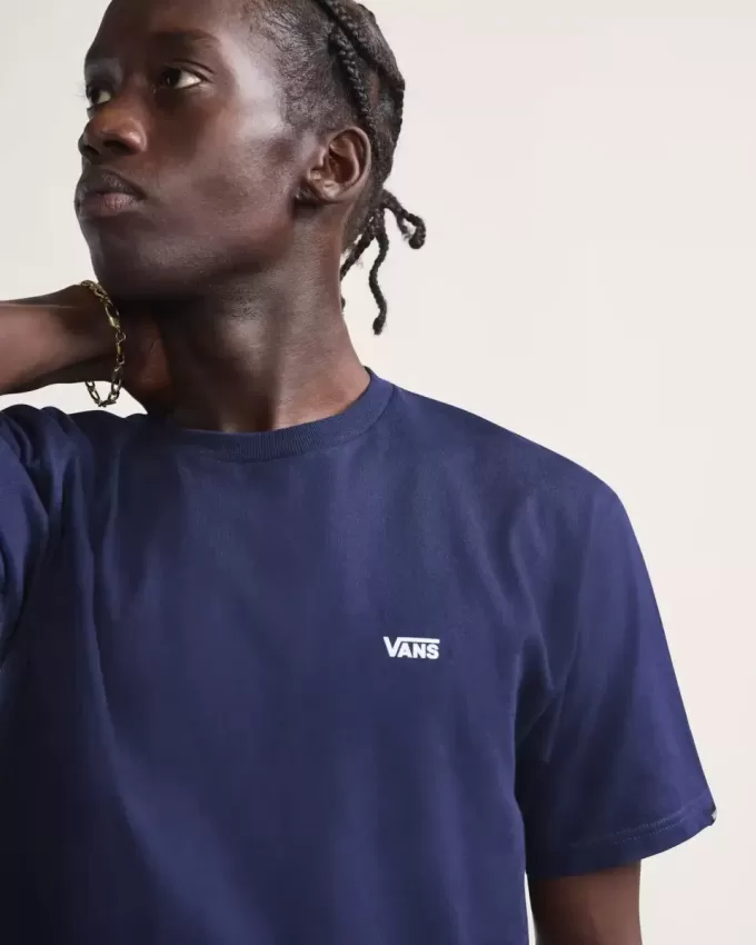 T-shirt avec logo sur la poitrine gauche