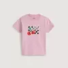 T-shirt à carreaux cerises pour petits enfants