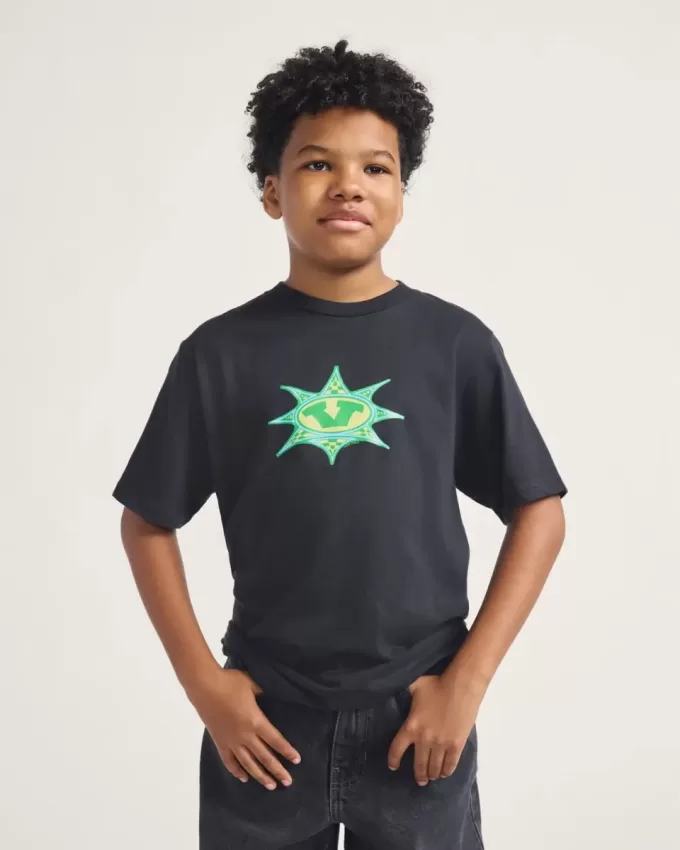 T-shirt à carreaux étoiles pour enfants