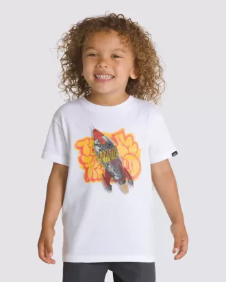 T-shirt fusée graffiti pour petits enfants