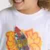 T-shirt fusée graffiti pour petits enfants