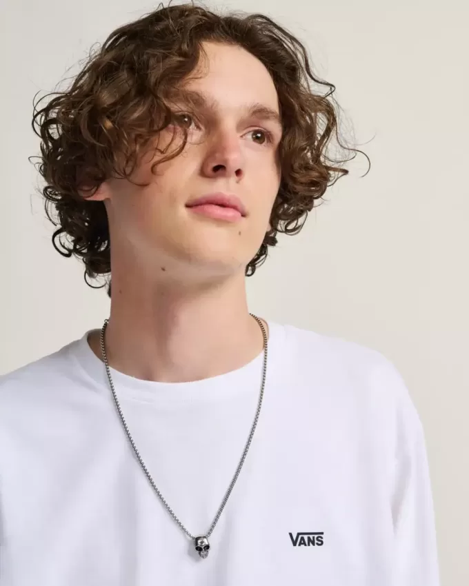 T-shirt à manches longues avec logo sur la poitrine gauche