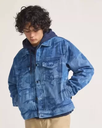 Veste camionneur en jean