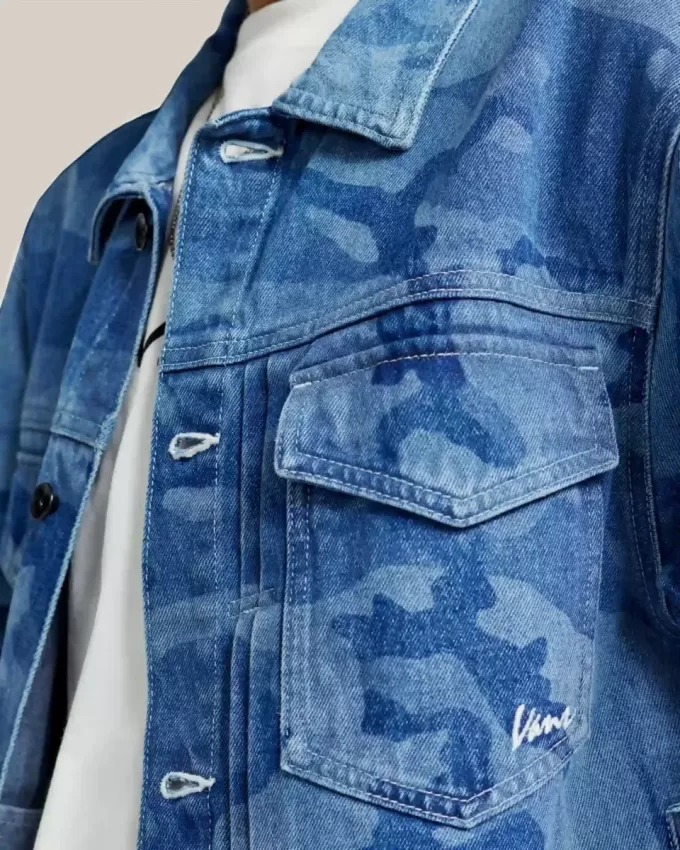 Veste camionneur en jean