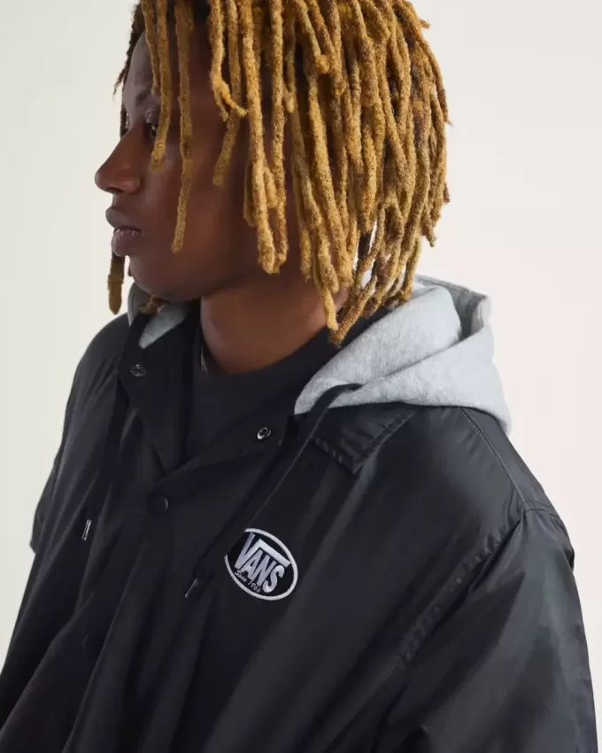 Veste d&rsquo;entraîneur à capuche Riley