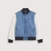 Veste de baseball en jean pour enfants