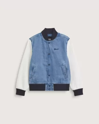 Veste de baseball en jean pour enfants